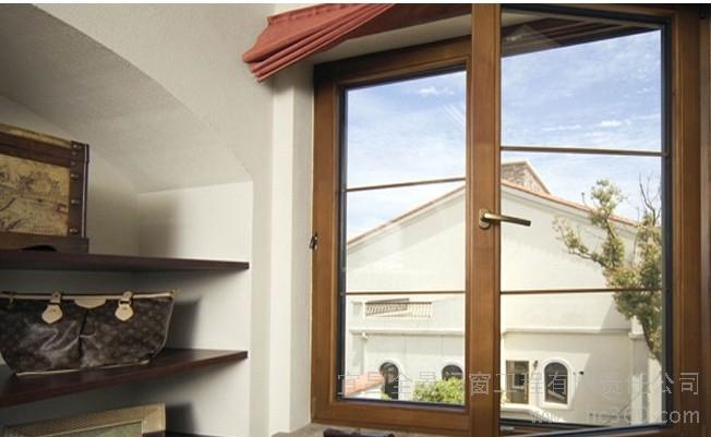 供应宜昌专业定制木铝复合门窗 /德式铝包木门窗/隔音防尘铝木门窗